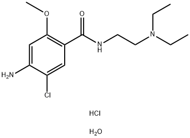 盐酸甲氧氯普胺 结构式