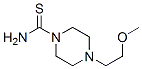 1-Piperazinecarbothioamide,  4-(2-methoxyethyl)- 结构式
