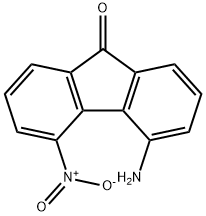 4-Amino-5-nitro-9H-fluoren-9-one 结构式