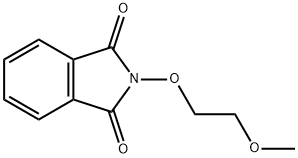 2-(2-甲氧基乙氧基)异吲哚啉-1,3-二酮 结构式