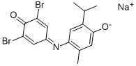 2,6-DIBROMO-2'-METHYL-5'-ISOPROPYLINDOPHENOL SODIUM SALT 结构式