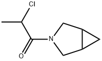 3-Azabicyclo[3.1.0]hexane, 3-(2-chloro-1-oxopropyl)- (9CI) 结构式