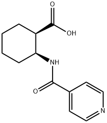 Cyclohexanecarboxylic acid, 2-[(4-pyridinylcarbonyl)amino]-, (1R,2S)- (9CI) 结构式