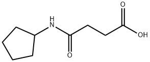 4-(环戊基氨基)-4-氧代丁酸 结构式