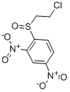 (2-Chloroethyl)(2,4-dinitrophenyl) sulfoxide 结构式