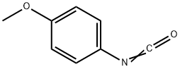 对甲氧基苯异氰酸酯 结构式