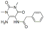 Acetamide,  N-(6-amino-1,2,3,4-tetrahydro-1,3-dimethyl-2,4-dioxo-5-pyrimidinyl)-2-phenyl-  (8CI) 结构式