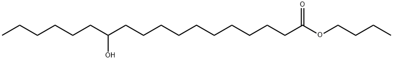 12-羟基硬脂酸丁酯 结构式