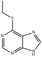 6-乙硫基嘌呤 结构式