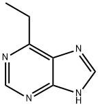 6-乙基-9H-嘌呤 结构式