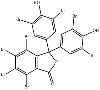 4,5,6,7-Tetrabromo-3,3-bis(3,5-dibromo-4-hydroxyphenyl)-1(3H)-isobenzofuranone 结构式