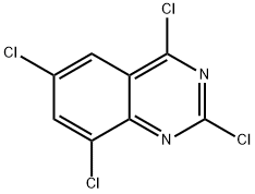 2,4,6,8-四氯喹唑啉 结构式