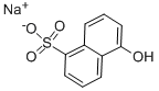 1-萘酚-5-磺酸钠 结构式