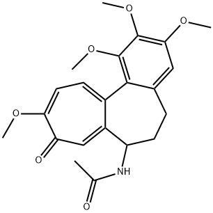 (±)-秋水仙碱 结构式