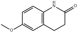 6-甲氧基-3,4-二氢-2(1H)-喹啉酮 结构式