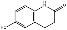 6-羟基-3,4-二氢-2(1H)-喹诺酮 结构式