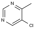 5-氯-4-甲基嘧啶 结构式
