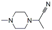 1-Piperazineacetonitrile,-alpha-,4-dimethyl-(6CI,7CI,9CI) 结构式
