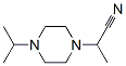 1-Piperazineacetonitrile,-alpha--methyl-4-(1-methylethyl)-(9CI) 结构式