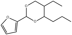 5-Ethyl-2-(2-furyl)-4-propyl-1,3-dioxane 结构式