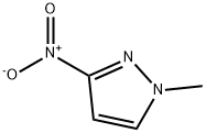 1-甲基-3-硝基吡唑 结构式