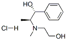 [R-(R*,S*)]-alpha-[1-[(2-hydroxyethyl)methylamino]ethyl]benzyl alcohol hydrochloride 结构式