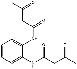 BUTANAMIDE, N,N'-1,2-PHENYLENEBIS[3-OXO- 结构式