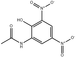 N-(2-羟基-3,5-二硝基苯基)-乙酰胺 结构式
