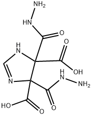 1H-咪唑-4,5-二(卡巴肼) 结构式