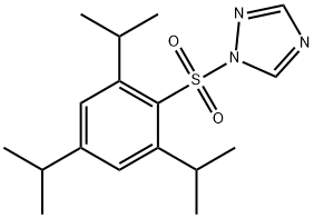 1-(2,4,6-三异丙基苯磺酰)-1,2,4-三唑 结构式