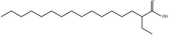 2-Ethylhexadecanoic acid 结构式
