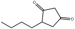 4-Butyl-1,3-cyclopentanedione 结构式