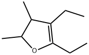 4,5-Diethyl-2,3-dihydro-2,3-dimethylfuran 结构式