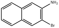 2-氨基-3-溴萘 结构式
