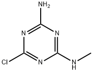2-Chloro-4-methylamino-6-amino-1,3,5-triazine- 结构式