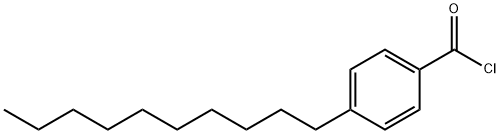 4-正癸基苯甲酰氯 结构式