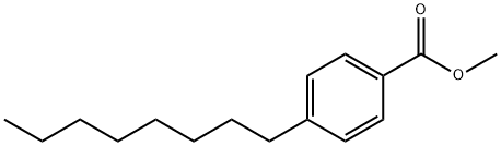 4-辛基苯甲酸甲酯 结构式