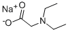 N,N-二乙基甘氨酸钠 结构式