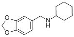 BENZO[1,3]DIOXOL-5-YLMETHYL-CYCLOHEXYL-AMINE 结构式