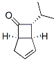 Bicyclo[3.2.0]hept-2-en-6-one, 7-(1-methylethyl)-, (1alpha,5alpha,7alpha)- (9CI) 结构式