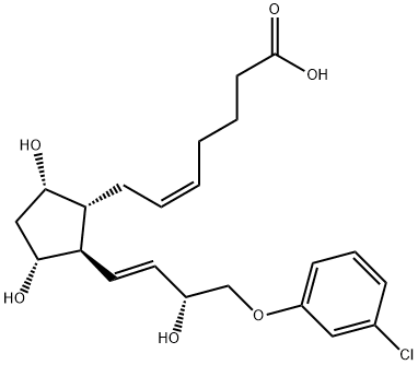 (+)-氯前列烯醇 结构式