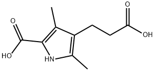 3-(2,4-DIMETHYL-5-CARBOXY-1H-PYRROLE-3-YL)PROPANOIC ACID 结构式