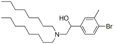 1-(4-bromo-3-methyl-phenyl)-2-(dioctylamino)ethanol 结构式