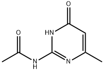 2-acetylamino-6-methyl-3H-pyrimidin-4-one 结构式