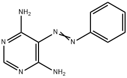 5-phenylazopyrimidine-4,6-diamine 结构式