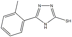 5-邻甲苯基-2,4-二氢-[1,2,4]三唑-3-硫酮 结构式