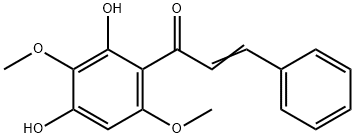 2',4'-二羟基-3',6'-二甲氧基查尔酮 结构式