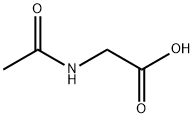 N-乙酰甘氨酸 结构式
