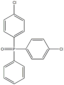 bis(p-chlorophenyl)phenylphosphine oxide 结构式