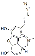 6β-Azido-4,5α-epoxy-3-ethoxy-17-methylmorphinan 结构式